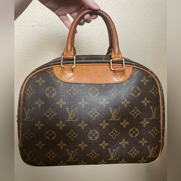 💎Louis Vuitton Trouville Hand Bag Brown Monogram - Picture 2 of 15